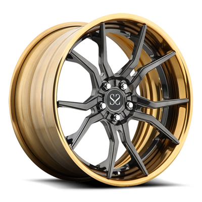 Aluminum Silver Car Alloy Wheels 17-22 Inch Forged Aftermarket Wheels Aluminum Rims